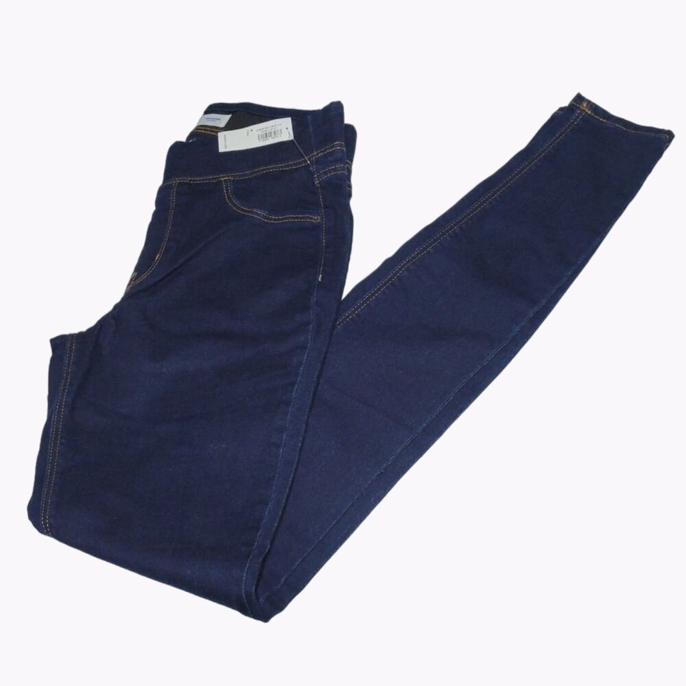 Old Navy Rockstar Jegging Jeans Womens Size 4 Tall Mid Rise Dark Wash Denim Pant